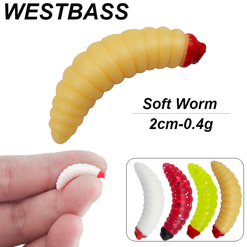Fishing Lure Swimbait - WESTBASS 20/50 шт. мягкая приманка для