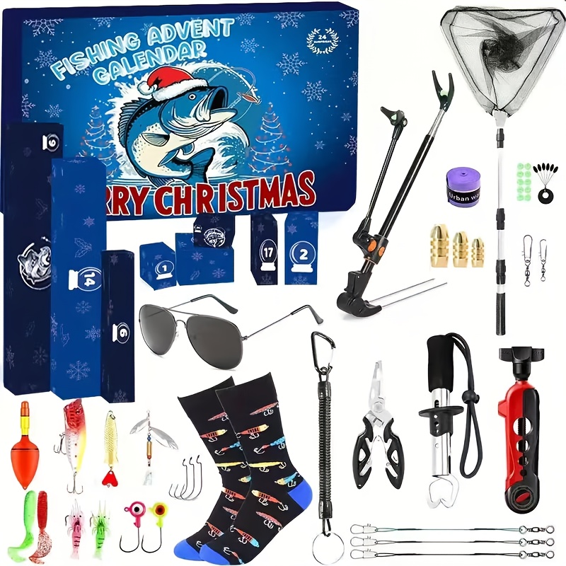 Fishing Lure Accessories - Рыболовный адвент-календарь 2025 для мужчин, рыболовные