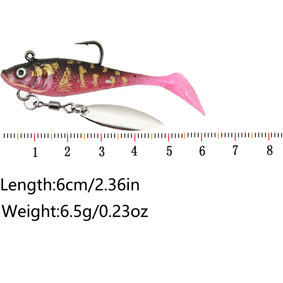 5 шт. мягких приманок T-Tail с – обзор и цена Fishing Lure Swimbait