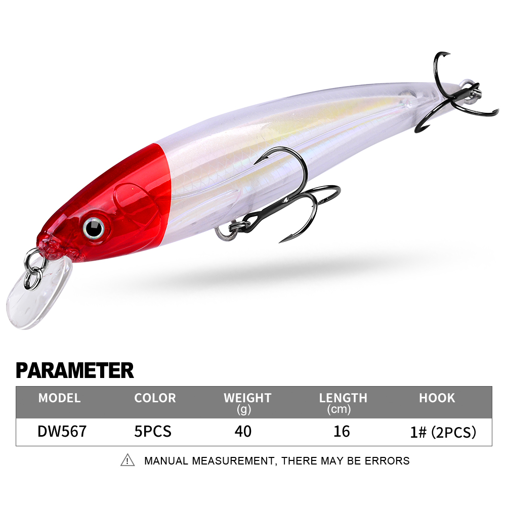 PROBEROS 5 шт. 6,3 дюйма/0,41  – обзор и цена Fishing Lure Accessories