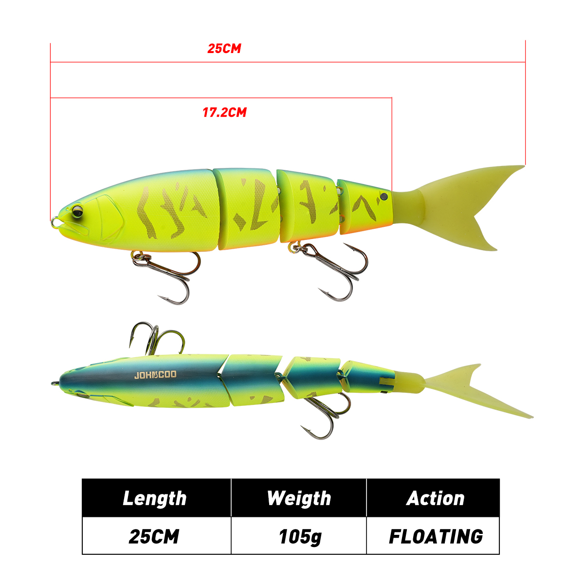 Рыболовная приманка Johncoo, 2 – обзор и цена Fishing Lure Swimbait